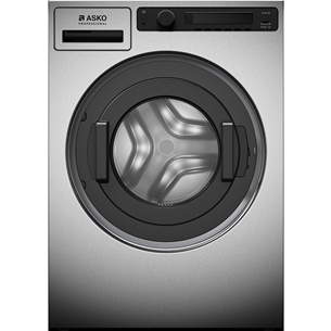 Asko, Professional, 9 kg, depth 70,6 cm, 1400 rpm, stainless steel - Font load washing machine WMC8947VI.S