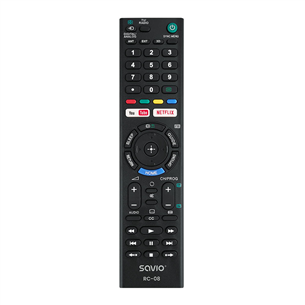 Savio RC-08, Sony TV, black - TV remote TVPUSARC08