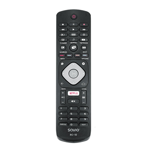 Savio RC-10, Philips TV, black - TV remote TVPUSARC10