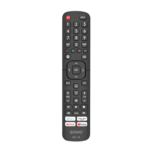 Savio RC-14, Hisense TV, black - TV remote TVPUSARC14