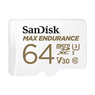 SanDisk Max Endurance, 64 GB, microSDHC, white - Memory card SDSQQVR-064G-GN6IA